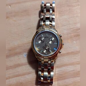 Trumbull watch for Men swiss made chronograph like new all stainless steel